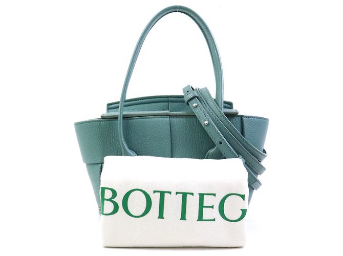 Borsa Bottega Veneta Maxi Intrecciato Mini The Arco Verde - vista 16