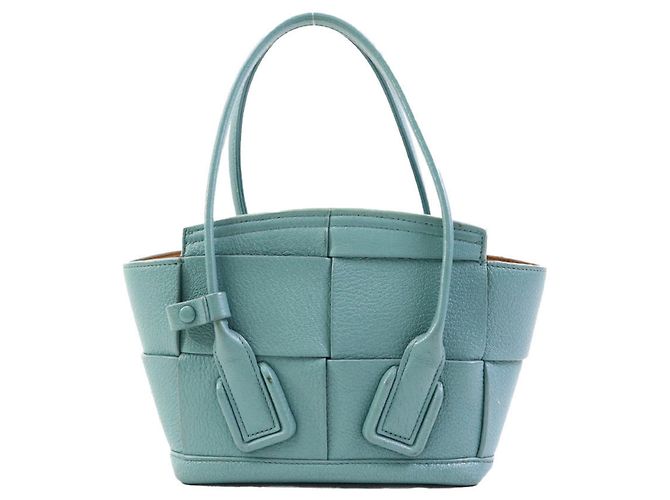 Borsa Bottega Veneta Maxi Intrecciato Mini The Arco Verde - vista 3