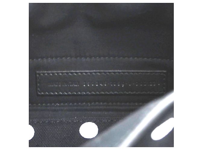 Borsa Balenciaga Cabas XS Navy Nero Bianco - vista 11