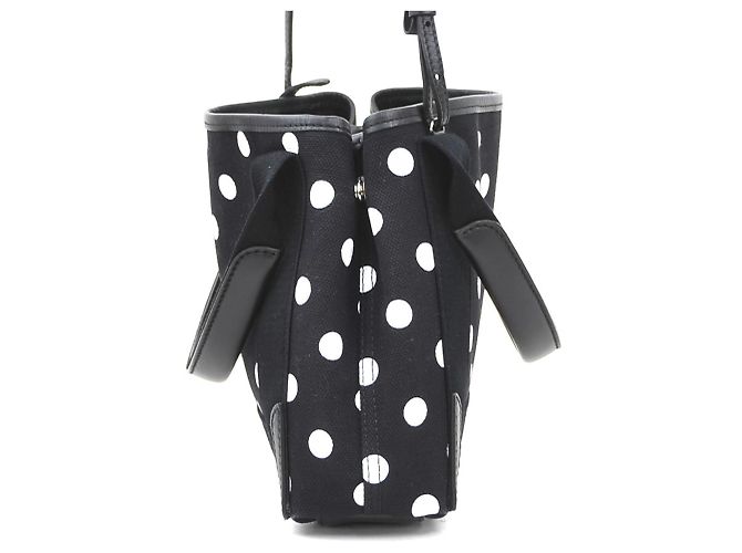Borsa Balenciaga Cabas XS Navy Nero Bianco - vista 2