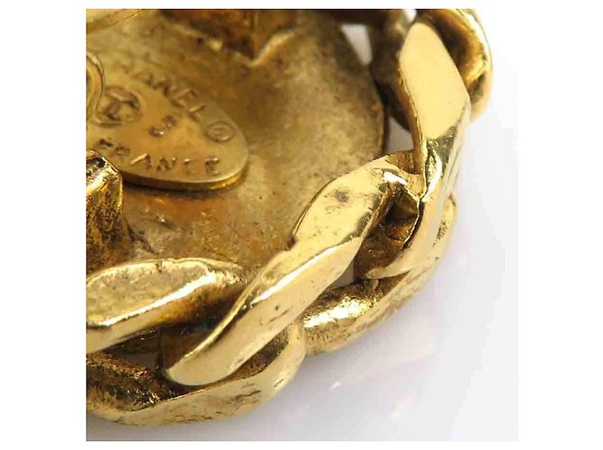 Orecchini a clip Chanel Gold D'oro - vista 13