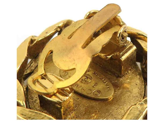 Orecchini a clip Chanel Gold D'oro - vista 14
