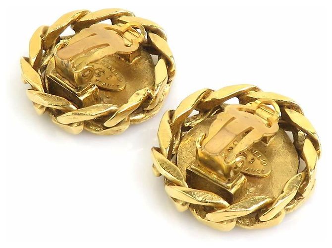 Orecchini a clip Chanel Gold D'oro - vista 5