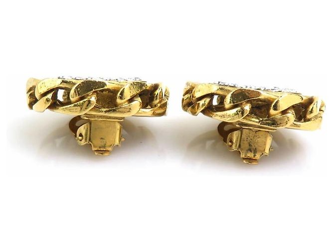 Orecchini a clip Chanel Gold D'oro - vista 6