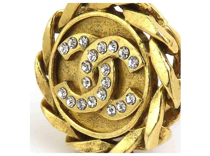 Orecchini a clip Chanel Gold D'oro - vista 9