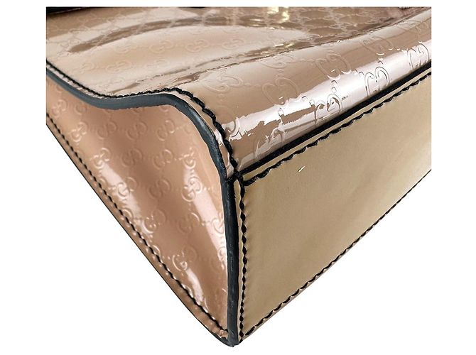 Borsa a tracolla Gucci Emily Beige - vista 8