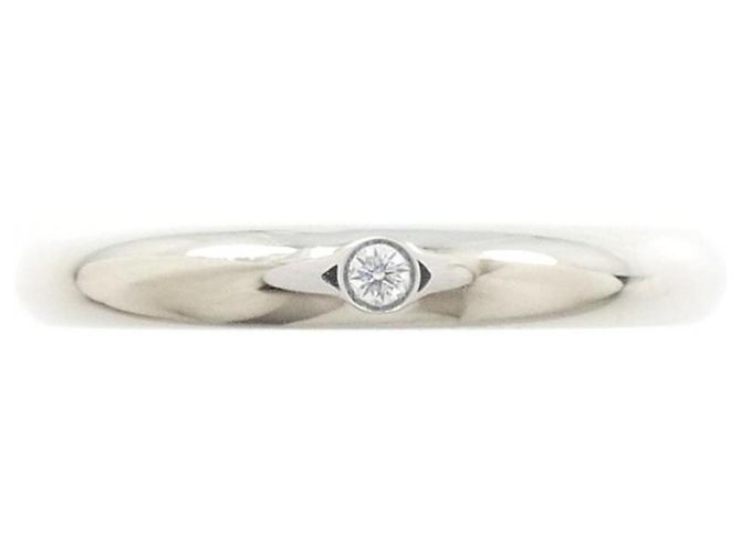 Fede nuziale Cartier in platino - vista 2