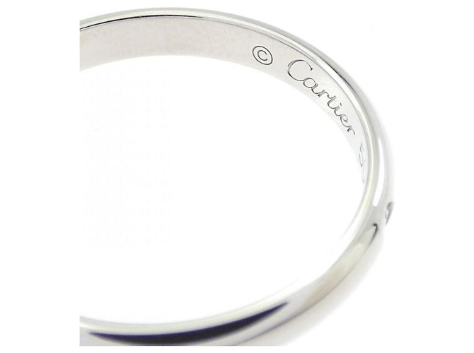 Fede nuziale Cartier in platino - vista 4