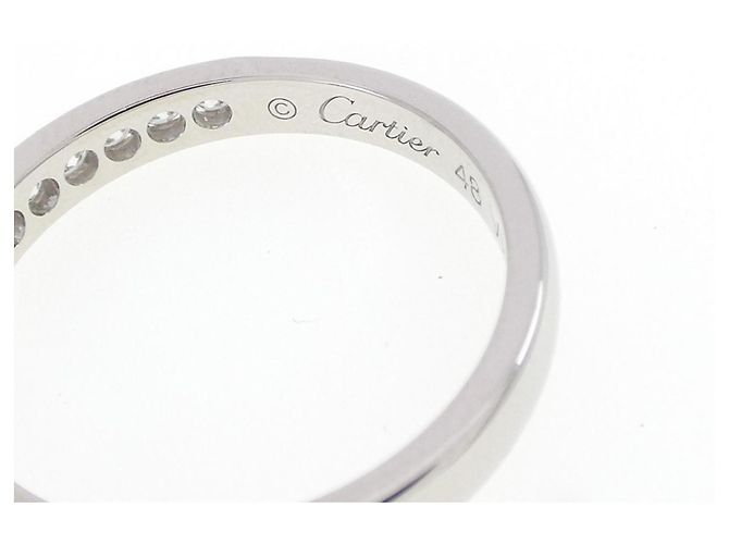 Cartier Ehering aus Platin - Ansicht 4