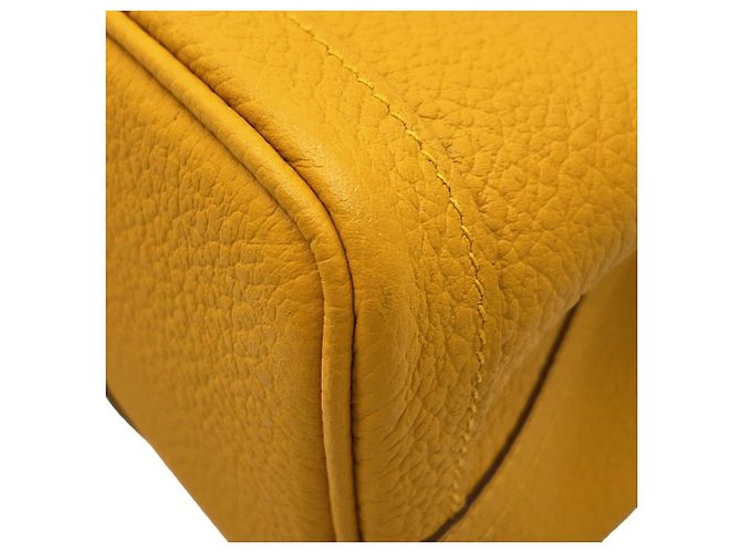 Hermès Borsa Garden Tote Hermes in Jaune Giallo - vista 6
