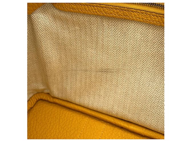 Hermès Borsa Garden Tote Hermes in Jaune Giallo - vista 8