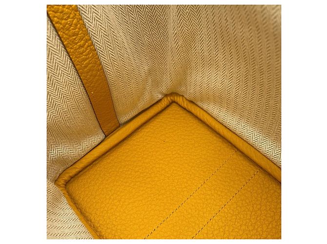 Hermès Borsa Garden Tote Hermes in Jaune Giallo - vista 9