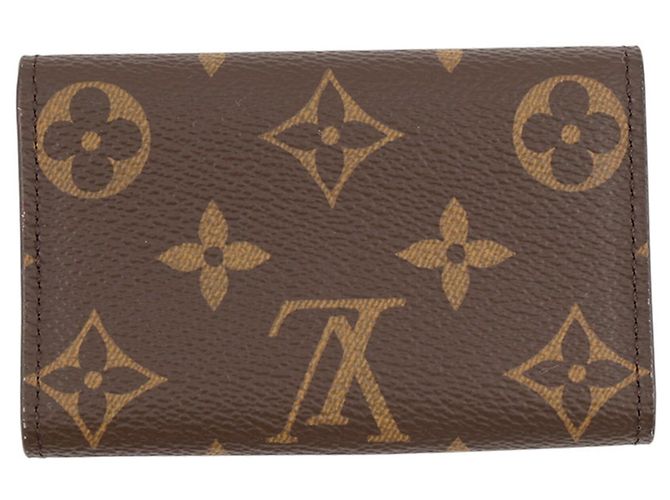 Portallaves Louis Vuitton Monogram Castaño - vista 3