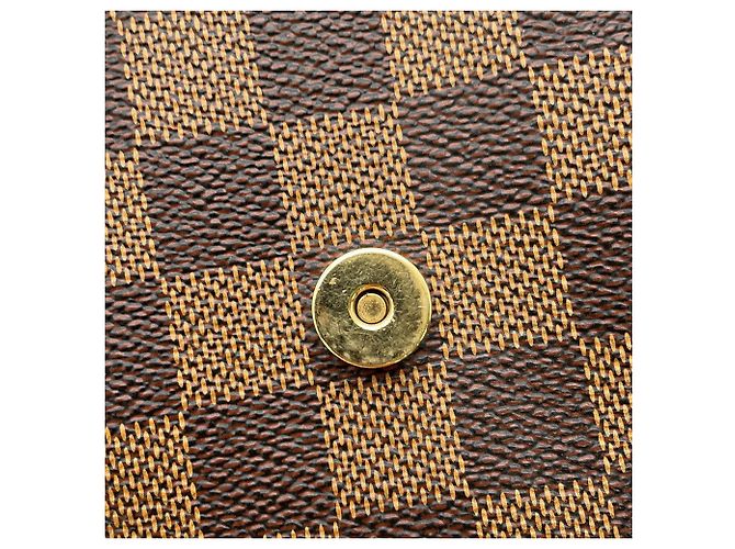 Borsa a tracolla Louis Vuitton Damier Ebene Musette Salsa Arancione - vista 14