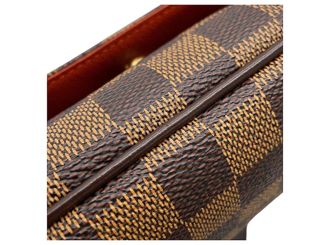 Borsa a tracolla Louis Vuitton Damier Ebene Musette Salsa Arancione - vista 6