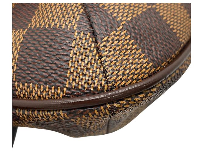 Borsa a tracolla Louis Vuitton Damier Ebene Musette Salsa Arancione - vista 7
