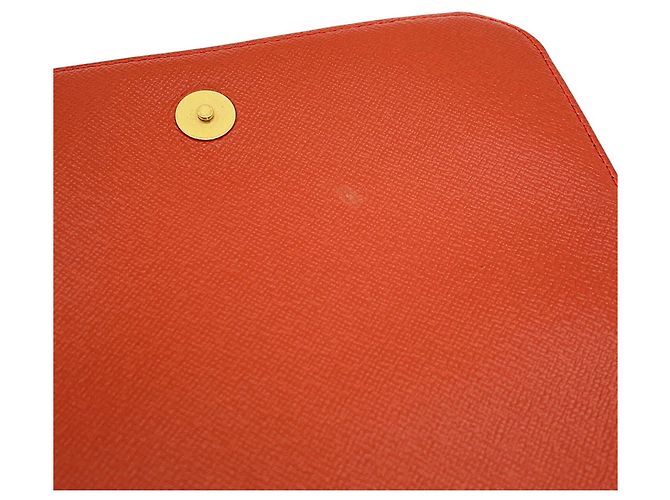 Borsa a tracolla Louis Vuitton Damier Ebene Musette Salsa Arancione - vista 9