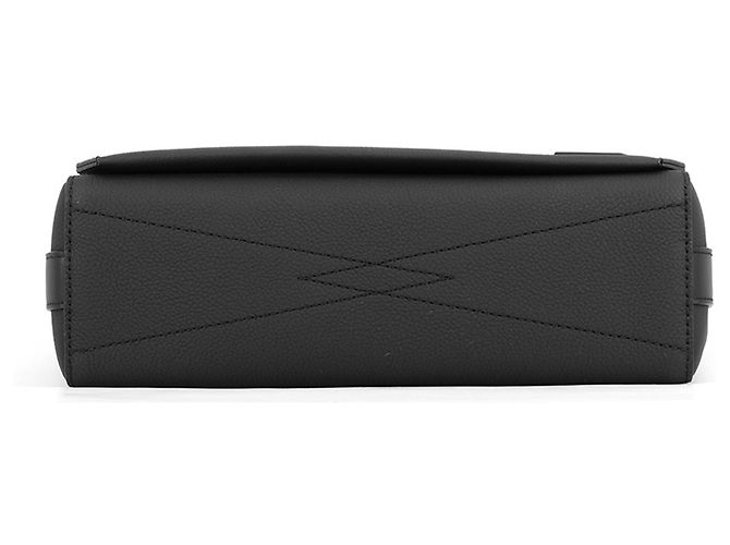 Bolso de hombro Louis Vuitton de piel granulada negra Negro - vista 3