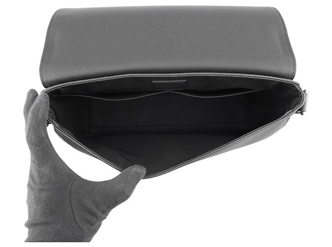 Bolso de hombro Louis Vuitton de piel granulada negra Negro - vista 5