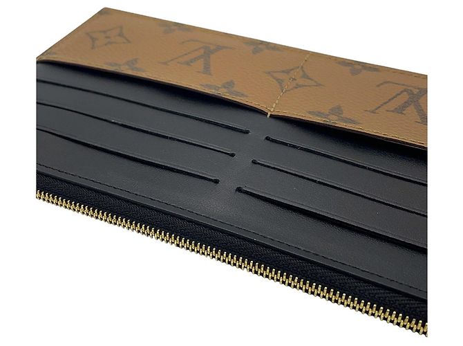 Louis Vuitton Monogram Reverse Münzbeutel Schwarz - Ansicht 10