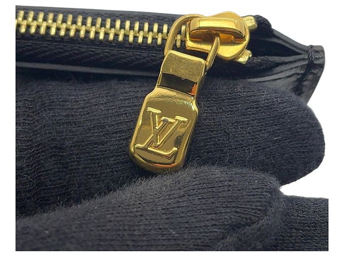 Louis Vuitton Monogram Reverse Münzbeutel Schwarz - Ansicht 8