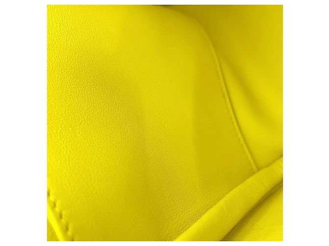 Hermès Borsa Hermes Lindy 26 Verso Cle Lime Swift D'oro - vista 12