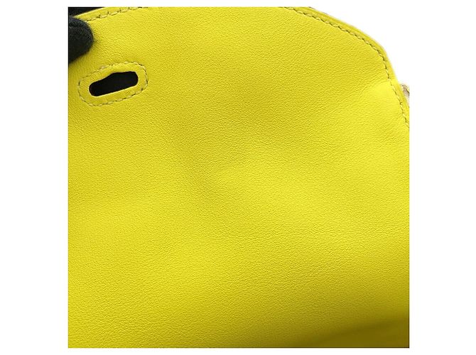 Hermès Borsa Hermes Lindy 26 Verso Cle Lime Swift D'oro - vista 9
