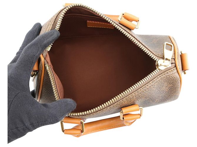 Louis Vuitton Monogram Dust Keepall Bandoulière 25 Marrone - vista 6