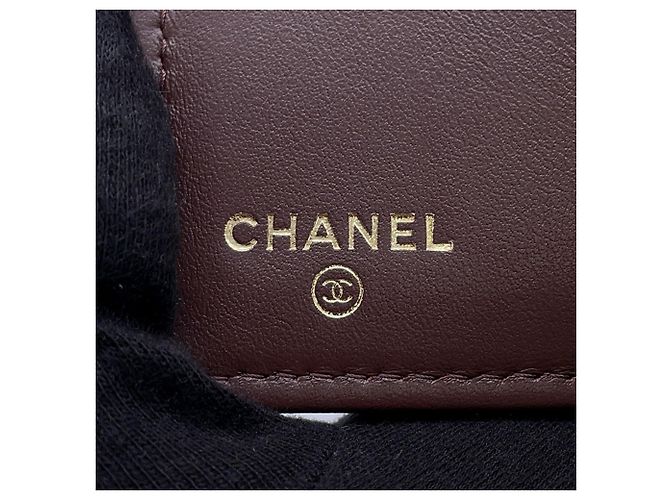 Cartera Chanel Matelassé Tri-fold Negro - vista 11