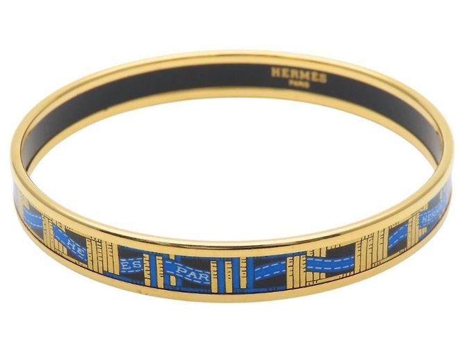 Hermès Pulsera de dijes Hermes Negro Azul - vista 2