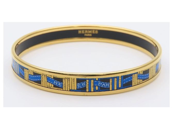 Hermès Pulsera de dijes Hermes Negro Azul - vista 4