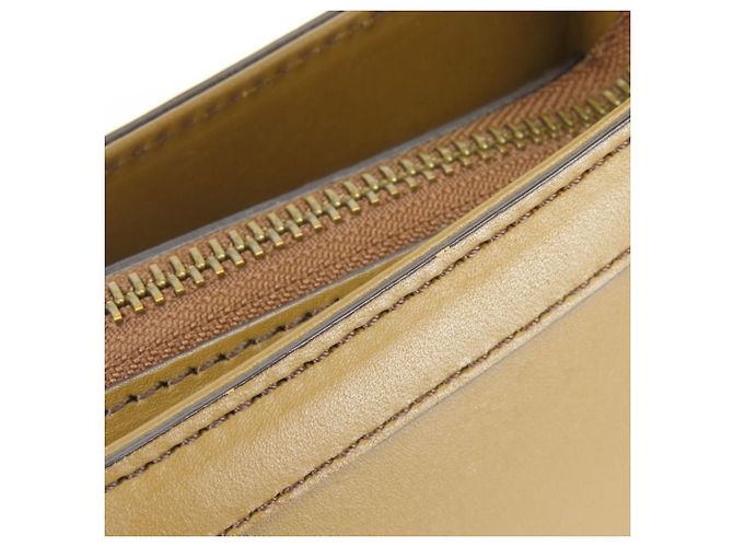 Borsa a tracolla Burberry in pelle marrone - vista 12