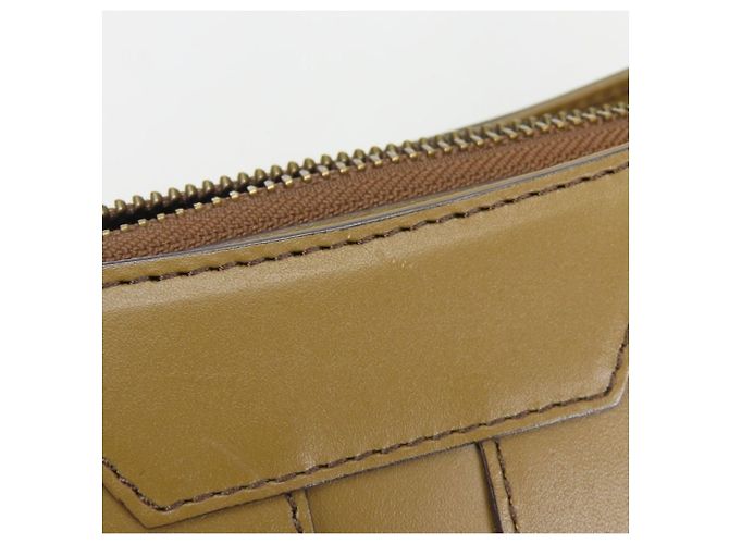 Borsa a tracolla Burberry in pelle marrone - vista 13