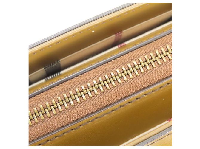 Borsa a tracolla Burberry in pelle marrone - vista 27