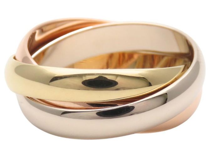 Anello Cartier Trinity Classic Must de Argento D'oro - vista 3