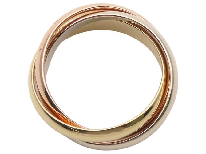 Anello Cartier Trinity Classic Must de Argento D'oro - vista 5