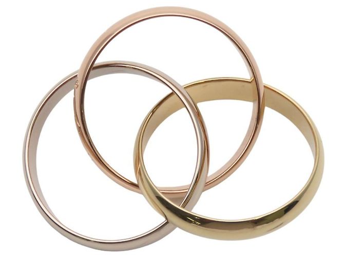 Anello Cartier Trinity Classic Must de Argento D'oro - vista 6