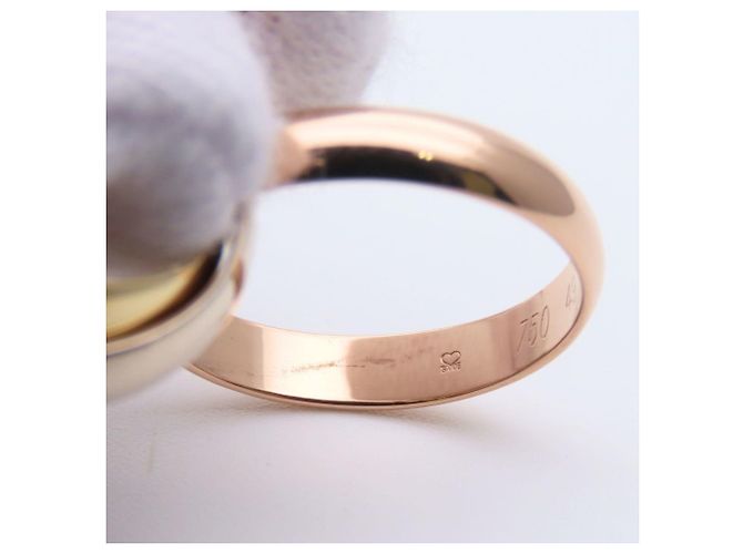 Anello Cartier Trinity Classic Must de Argento D'oro - vista 9
