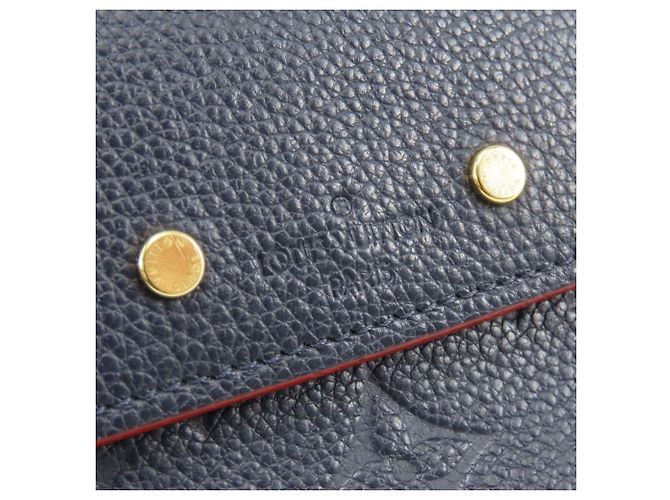 Portafoglio lungo Louis Vuitton Monogram Empreinte Rosso - vista 11