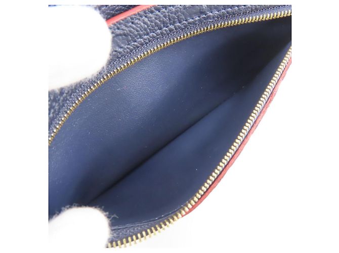 Portafoglio lungo Louis Vuitton Monogram Empreinte Rosso - vista 19