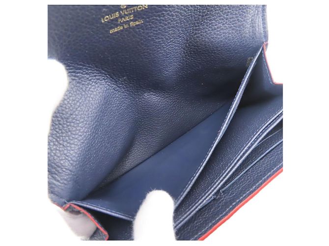 Portafoglio lungo Louis Vuitton Monogram Empreinte Rosso - vista 21