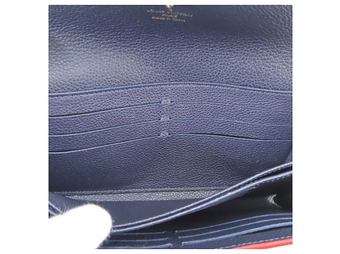 Portafoglio lungo Louis Vuitton Monogram Empreinte Rosso - vista 24