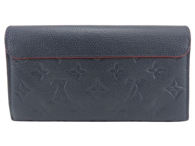 Portafoglio lungo Louis Vuitton Monogram Empreinte Rosso - vista 3