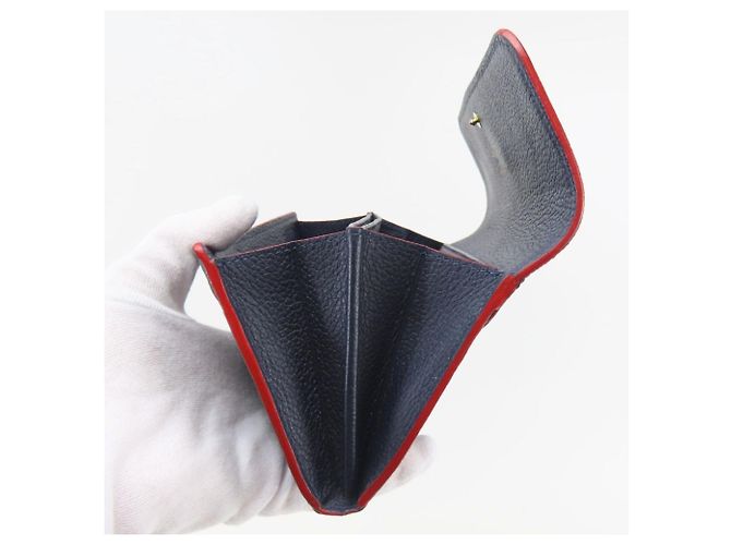 Portafoglio lungo Louis Vuitton Monogram Empreinte Rosso - vista 30