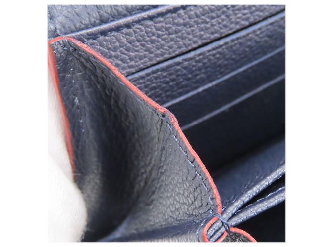 Portafoglio lungo Louis Vuitton Monogram Empreinte Rosso - vista 31