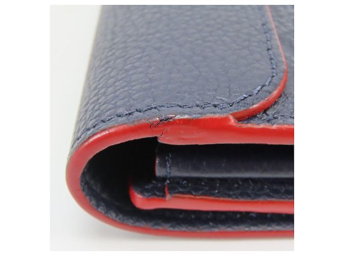 Portafoglio lungo Louis Vuitton Monogram Empreinte Rosso - vista 9