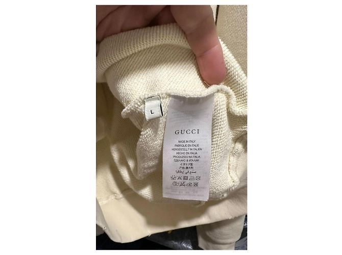 Gucci Hoodie mit Logo-Print Mehrfarben Roh - Ansicht 10