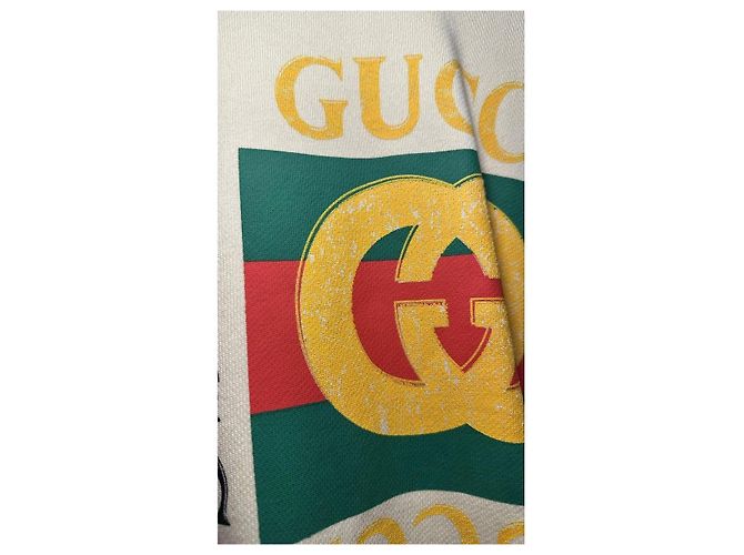 Gucci Hoodie mit Logo-Print Mehrfarben Roh - Ansicht 13
