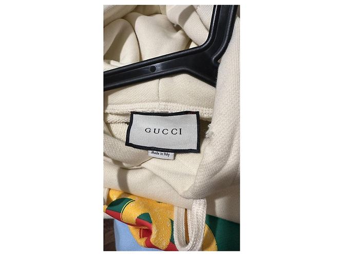 Gucci Hoodie mit Logo-Print Mehrfarben Roh - Ansicht 19