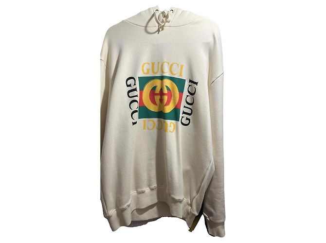 Gucci Hoodie mit Logo-Print Mehrfarben Roh - Ansicht 20